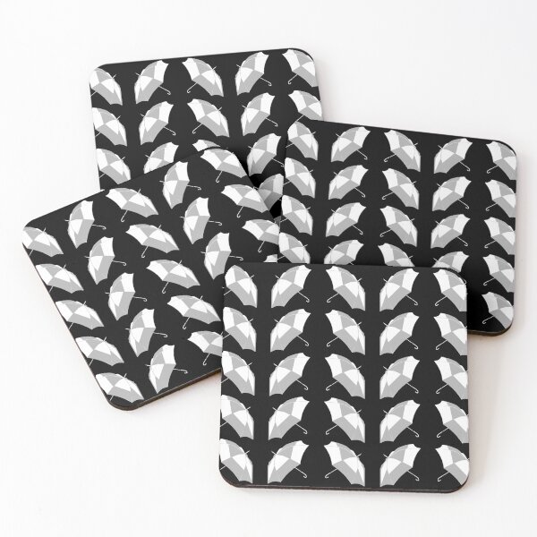 Item preview, Gray and White Umbrella Pattern designed and sold by BeJolley.
