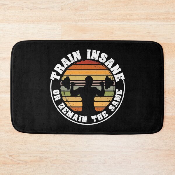 Item preview, Train Insane Or Remain The Same Funny Workout Bodybuilding designed and sold by adxota.