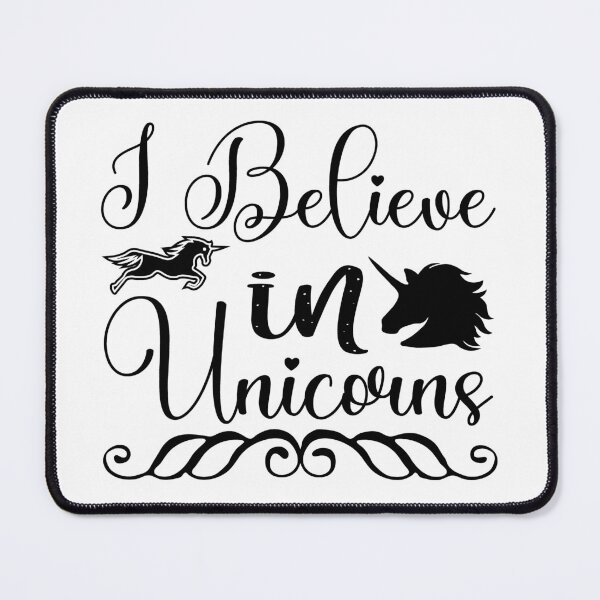 Item preview, I Believe in Unicorns Unicorn Pony Funny Love Valentine Summer Gift Art Design Happy Life Apparel Essential Motivation Inspiration Joy Mood  designed and sold by DesignByHeartUK.