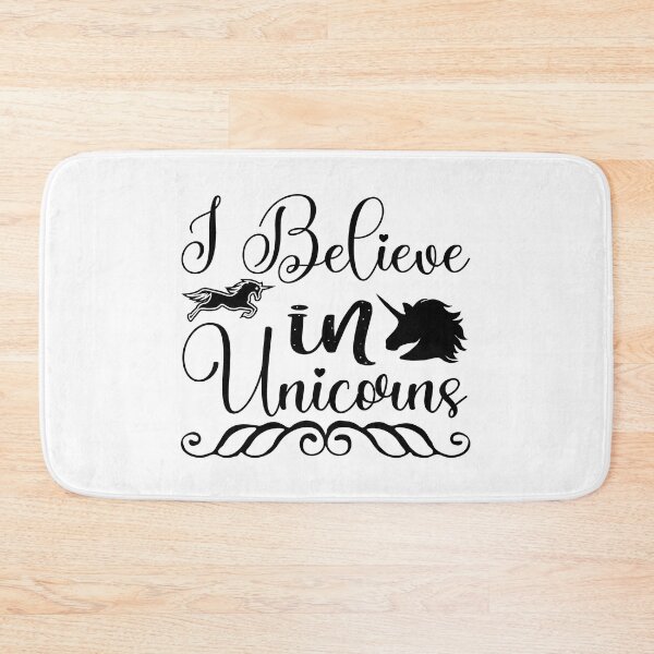 Item preview, I Believe in Unicorns Unicorn Pony Funny Love Valentine Summer Gift Art Design Happy Life Apparel Essential Motivation Inspiration Joy Mood  designed and sold by DesignByHeartUK.