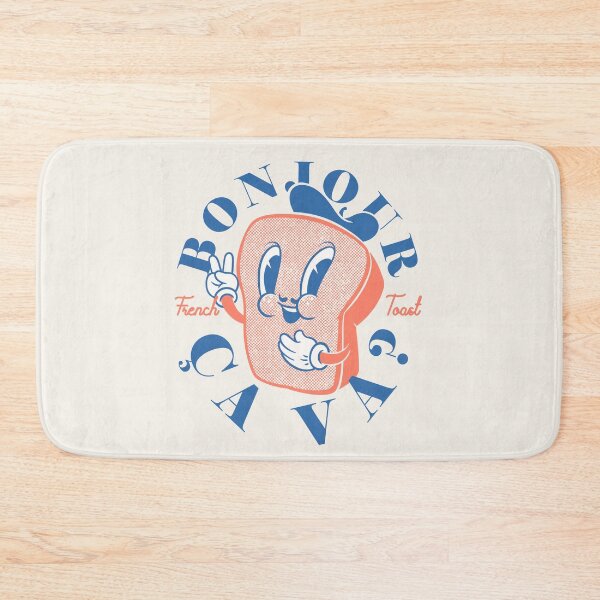 Item preview, French Toast | Cute Vintage Brioche French Toast Retro Style Mid Century Cartoon Anthropomorphic Mascot designed and sold by Any Color Designs.