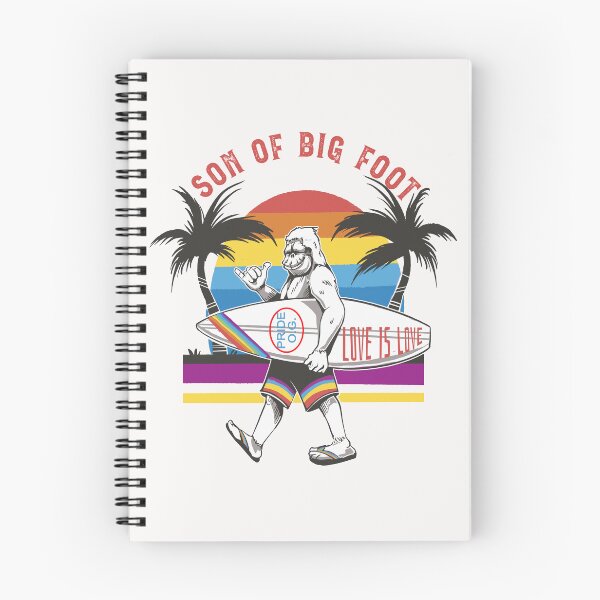 Aperçu de l'œuvre Fils de Big Foot - Surf Bigfoot créée et vendue par Pride4You.
