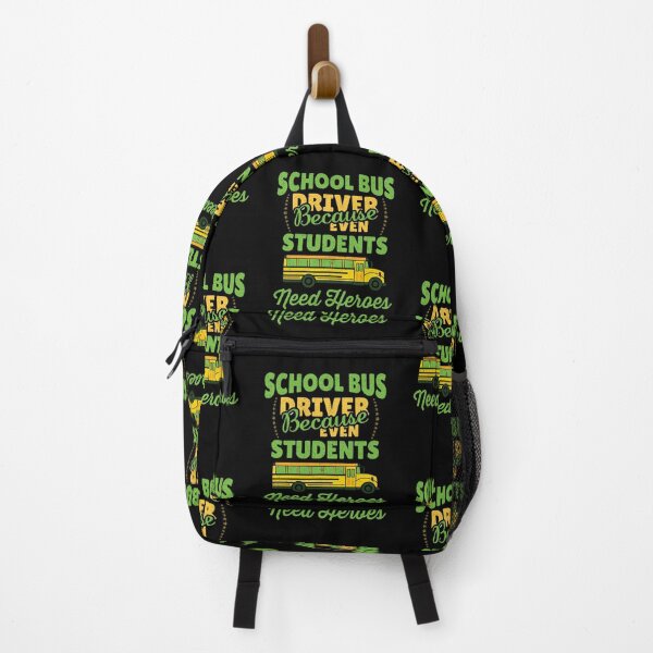 Item preview, School Bus Driver Because Even Students Need Heroes: Funny Bus Driver Gift - School Bus Driver designed and sold by Adexyl.