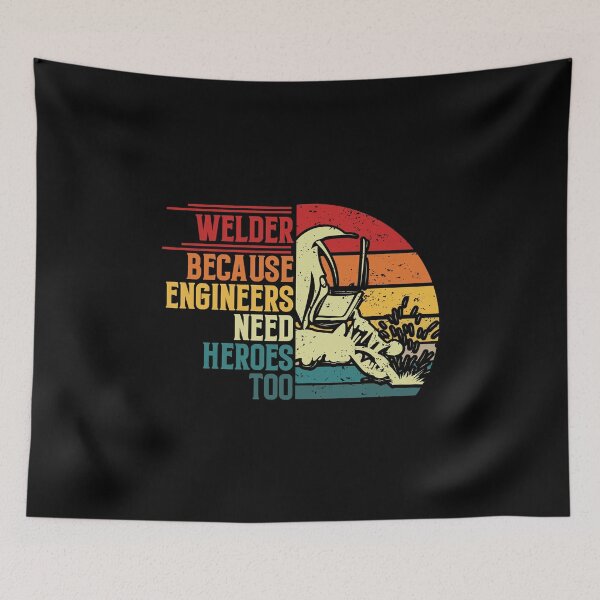 Item preview, Welder Because Even Engineers Need Heroes: Funny Welder Gift - Welding Dad designed and sold by Adexyl.
