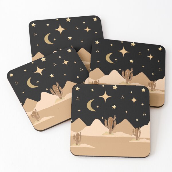Item preview, Desert Life At Night Landscape - Nude Colours designed and sold by House of Hartz by: Dominique11.