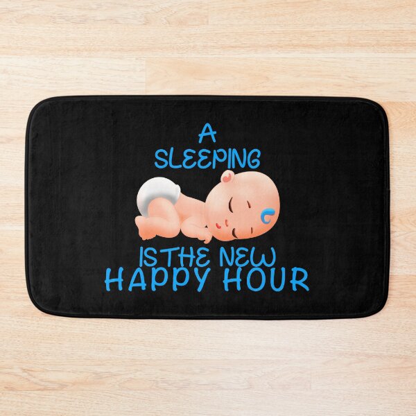 Item preview, A sleeping baby is the new happy hour Boy designed and sold by CyrilsDesigns.
