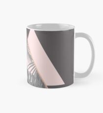 Erröten Sie Marmor Grey Geometric Scandinavian Pattern Tasse (Standard)