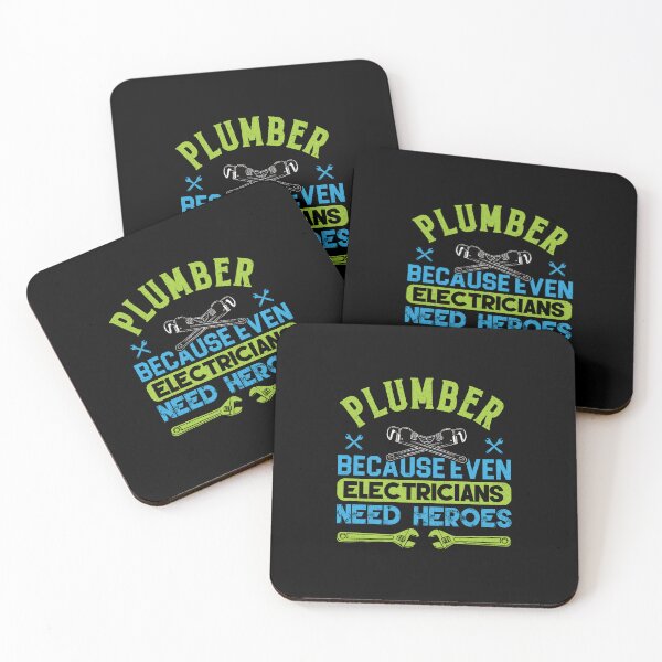 Item preview, Plumber Because Even Electrician Need Heroes: Funny Plumber Gift - Plumbing Pipefitter designed and sold by Adexyl.