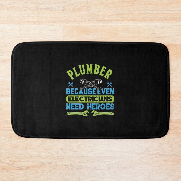 Item preview, Plumber Because Even Electrician Need Heroes: Funny Plumber Gift - Plumbing Pipefitter designed and sold by Adexyl.