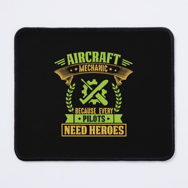 Item preview, Aircraft Mechanic Because Even Pilots Need Heroes: Funny Aircraft Mechanic Gift - Airplane Mechanic Dad designed and sold by Adexyl.
