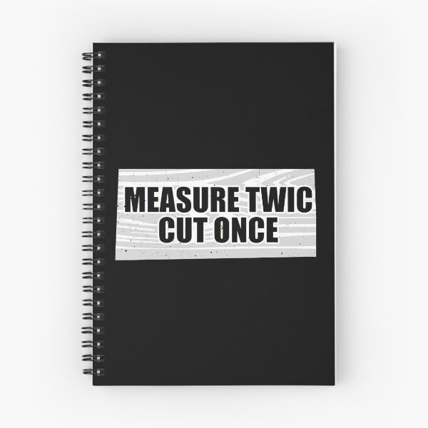 Item preview, Measure Twic Cut Once Funny Woodworking Contractor designed and sold by nwaja-art.