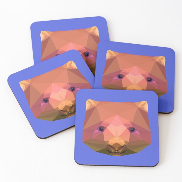 Item preview, Retro polygon wombat designed and sold by PixelMat.