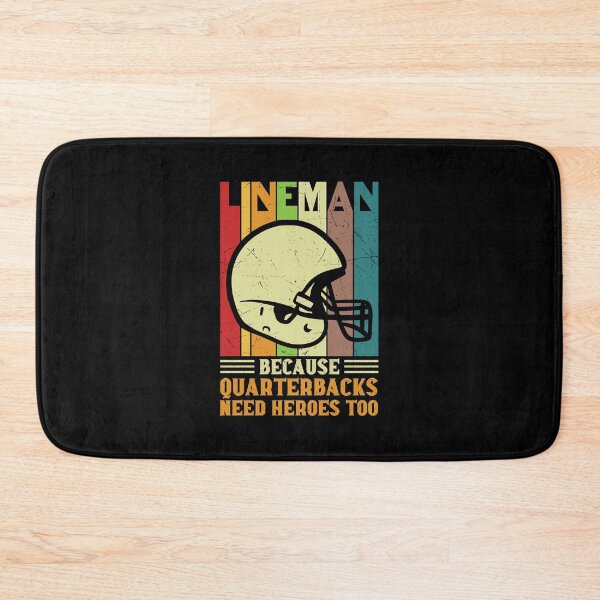 Item preview, Lineman Because Even Quarterbacks Need Heroes: Funny Linemen Gift - American Football Rugby designed and sold by Adexyl.