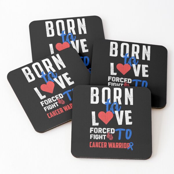 Item preview, Born to love forced to fight cancer - Cancer warrior  designed and sold by Milko ⭐⭐⭐⭐⭐.