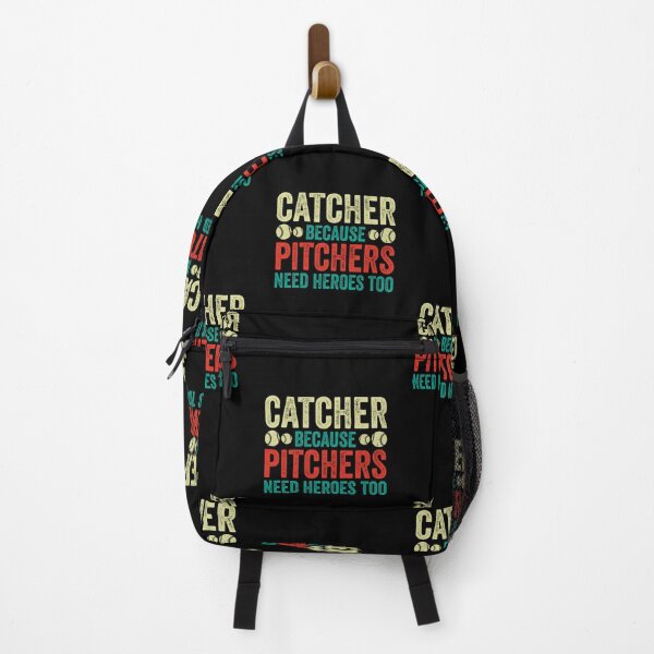 Item preview, Catcher Because Pitchers Need Heroes Too: Funny Baseball Catcher Gift - Baseball designed and sold by Adexyl.