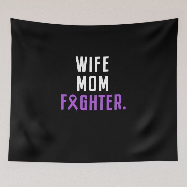 Item preview, Wife mom fighter - Cancer warrior  designed and sold by Milko ⭐⭐⭐⭐⭐.