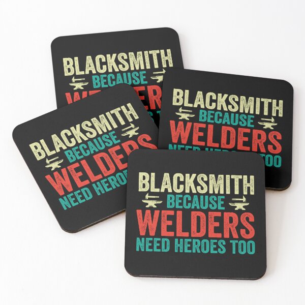 Item preview, Blacksmith Because Welders Need Heroes Too: Funny Blacksmith Gift - Blacksmithing Dad designed and sold by Adexyl.