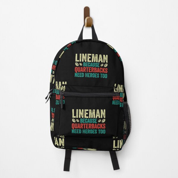 Item preview, Lineman Because Quarterbacks Need Heroes Too: Funny Lineman Gift - American or Canadian Football Rugby designed and sold by Adexyl.