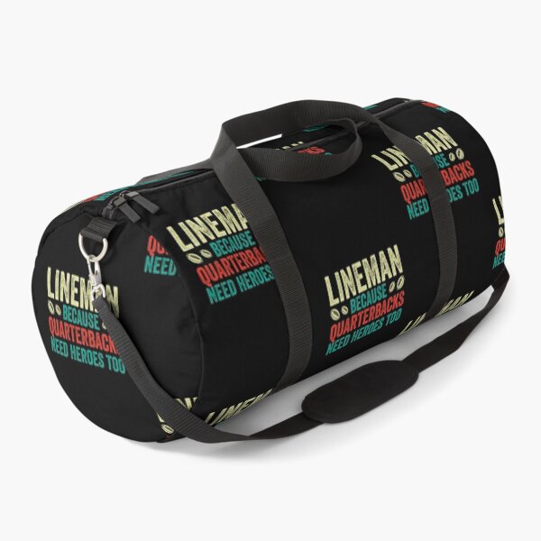 Item preview, Lineman Because Quarterbacks Need Heroes Too: Funny Lineman Gift - American or Canadian Football Rugby designed and sold by Adexyl.