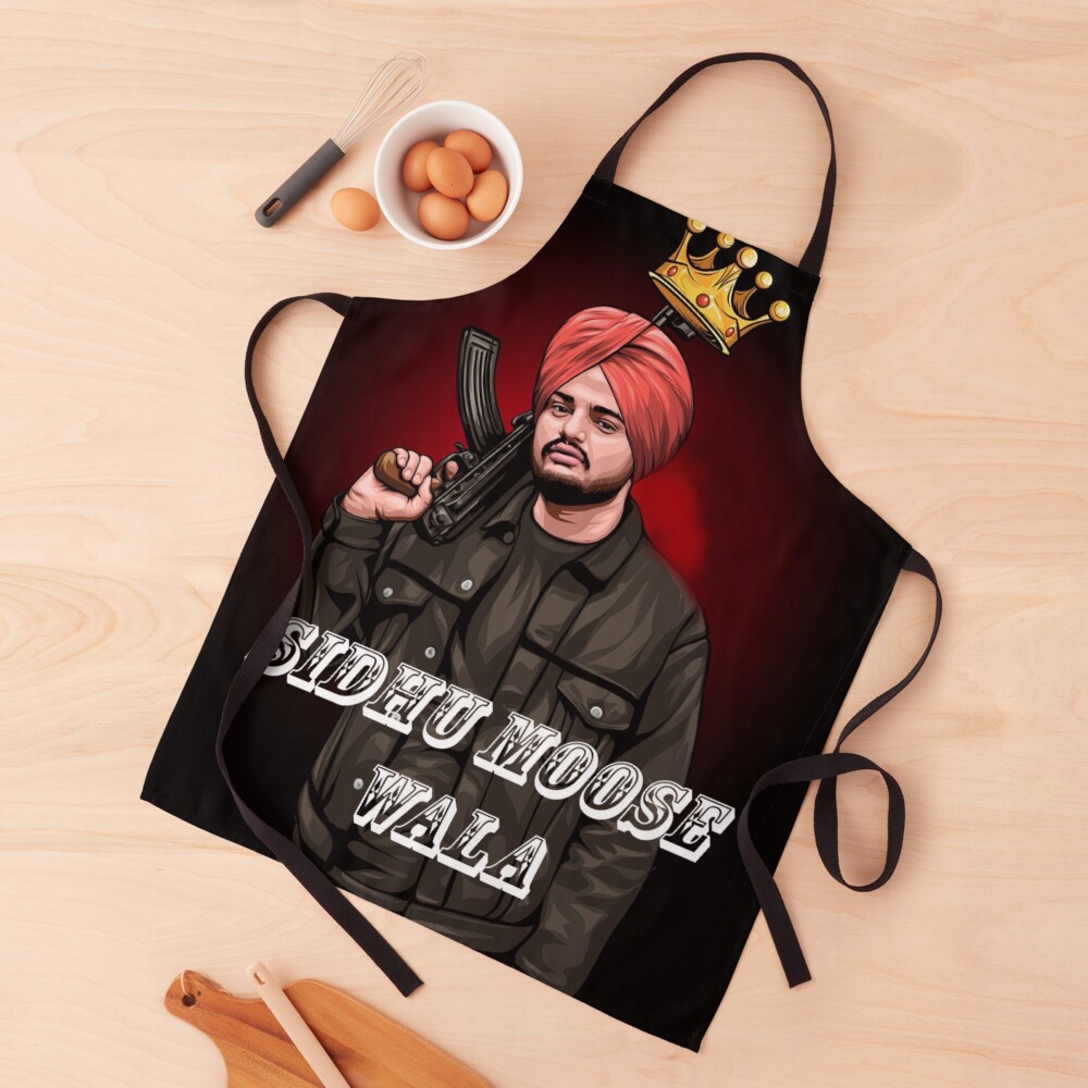 Sidhu Moose Wala Rip Sidhu Moosewala Tribute To Sidhu Moosewala Apron For Sale By Trendy 4913