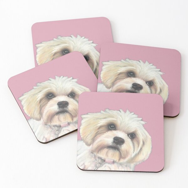 Item preview, Shih Tzu Dog Shihtzu puppy pet portrait painting wall art designed and sold by Julieford.
