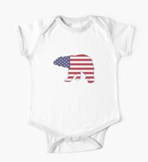 American Flag – Bear One Piece - Short Sleeve
