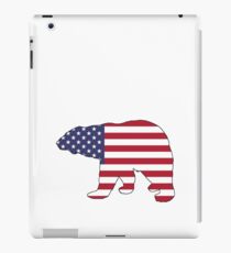American Flag – Bear iPad Case/Skin