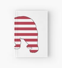 American Flag – Bear Hardcover Journal