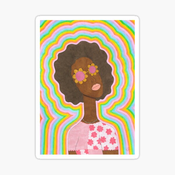 Flower Power Sticker