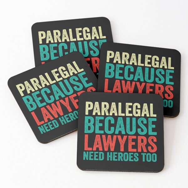 Item preview, Paralegal Because Lawyers Need Heroes Too: Funny Paralegal Gift - Lawyer Assistant designed and sold by Adexyl.
