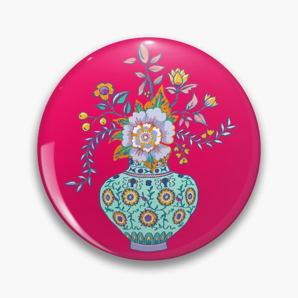 Artikelvorschau, Zeichnung eines Blumenstraußes auf rosa entworfen und verkauft von colorofmagic.
