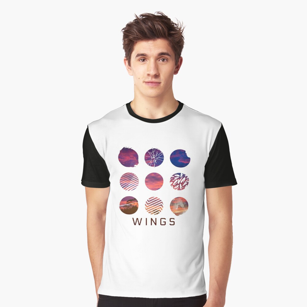 BTS - Wings Logo Sunset