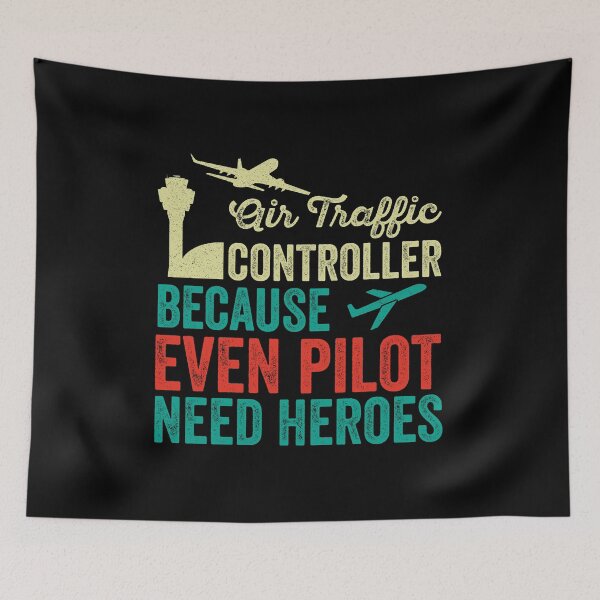 Item preview, Air Traffic Controller Because Even Pilots Need Heroes: Funny Air Traffic Controller Gift - Aviation Worker designed and sold by Adexyl.