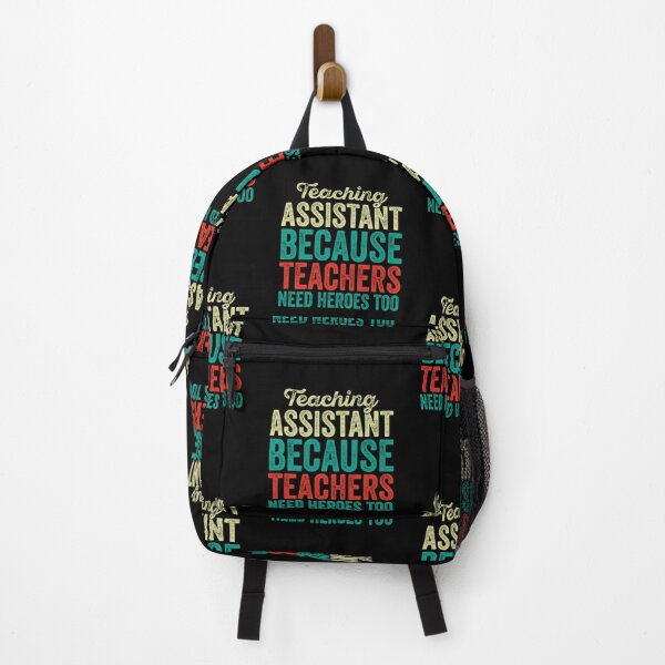 Item preview, Teaching Assistant Because Teachers Need Heroes Too: Funny Teaching Assistant Gift - Teacher Assistant designed and sold by Adexyl.
