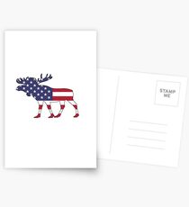American Flag – Moose Postcards