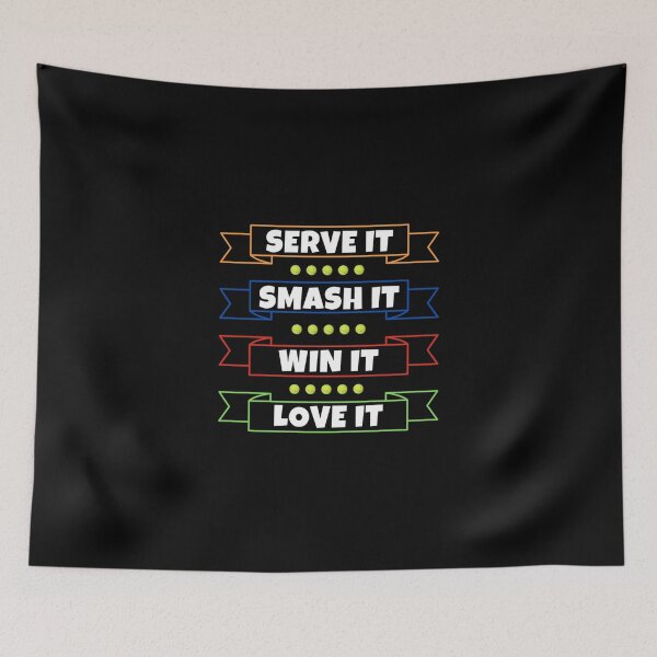 Item preview, Serve It Smash It Win It Love It Tennis Classic T-Shirt designed and sold by ximenagene.
