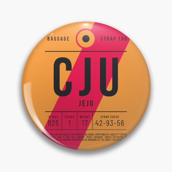 Item preview, Luggage Tag E - CJU Jeju South Korea designed and sold by VoodooCircus.