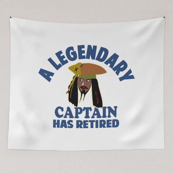 Item preview, A legendary Captain has Retired  designed and sold by Fieanal89.