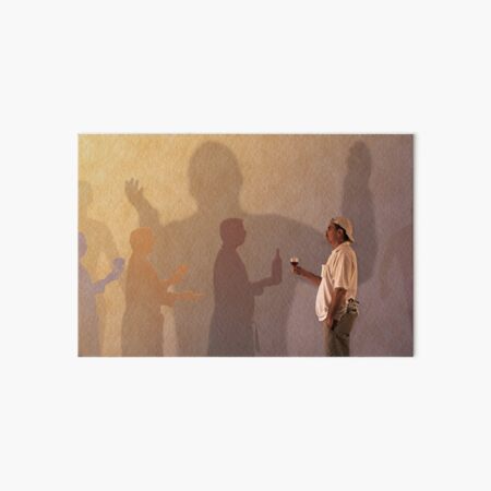 Three Art Board Print