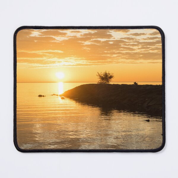 Item preview, Headland Sunrise - Rough Riprap Boulders and Brilliant Sunshine designed and sold by Georgia Mizuleva.