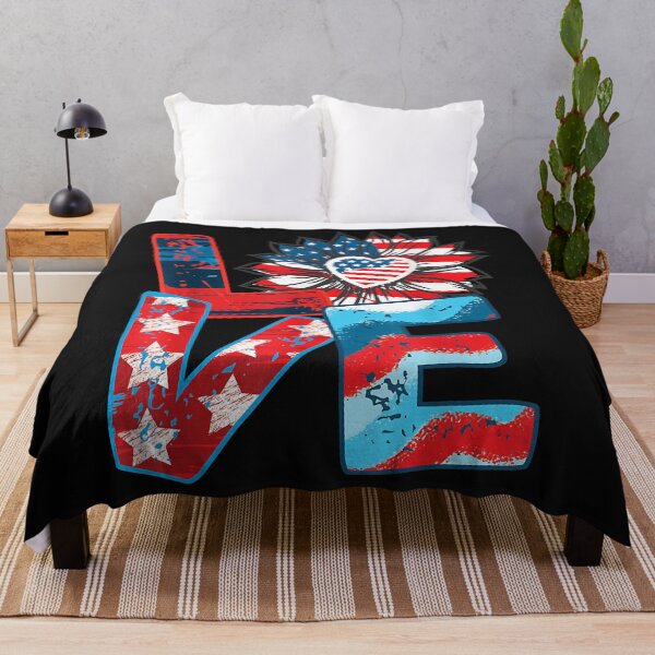 Item preview, Love My America Sunflower Shirt 4th July Patriotic Plus Size designed and sold by Evrard122344.