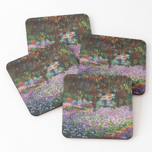 Item preview, Artist's Garden By Claude Monet designed and sold by ArtHistoryLover.