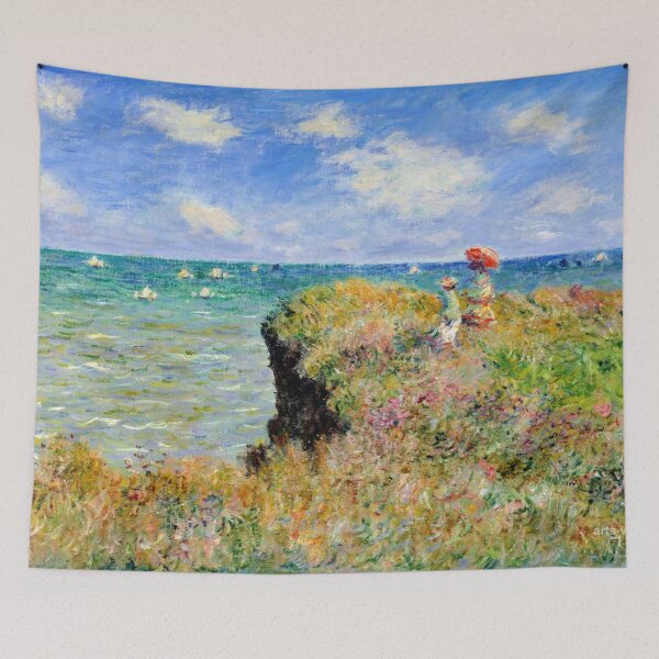 Item preview, Cliff Walk At Pourville designed and sold by ArtHistoryLover.
