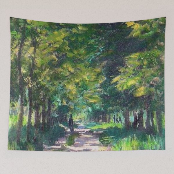 Item preview, Sous-Bois, effet de soleil by Claude Monet designed and sold by ArtHistoryLover.