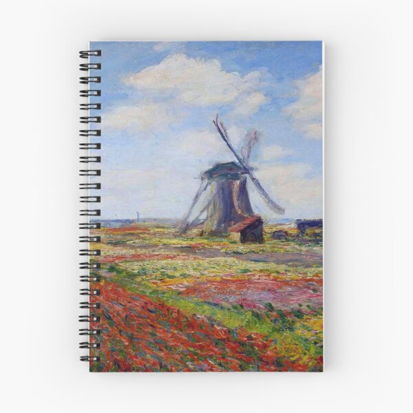 Item preview, Fields of Tulip With The Rijnsburg Windmill designed and sold by ArtHistoryLover.