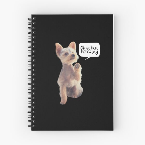 Item preview, Objection, Herestay Funny Yorkshire Terrier Dog designed and sold by Moonbeamdesignz.