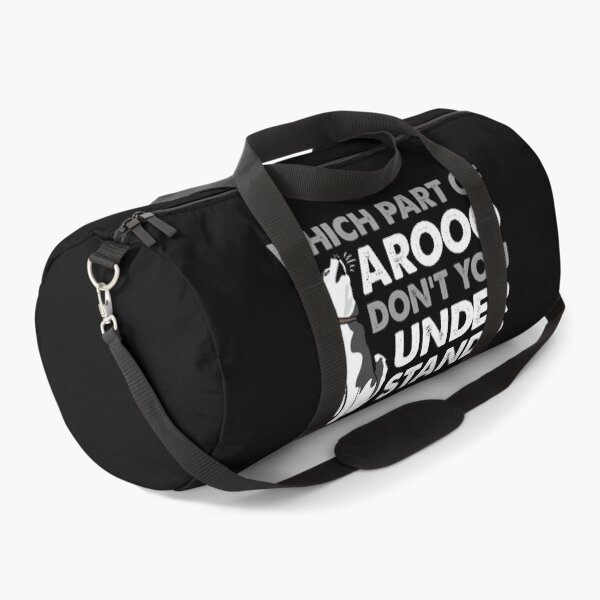 Which Part Of Arooo Don't You Understand? Funny Husky Dog Saying Gift Duffle Bag