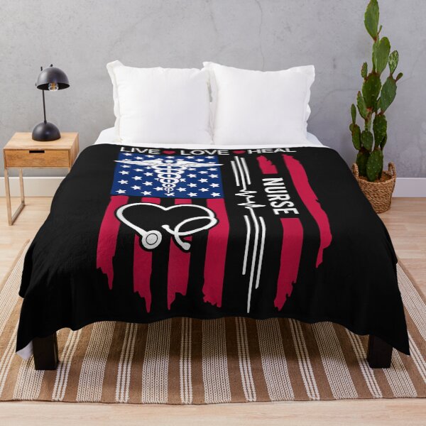 Item preview, Nurse Graduation, Nurse Week, Nursing School, Nurse US Flag designed and sold by Evrard122344.