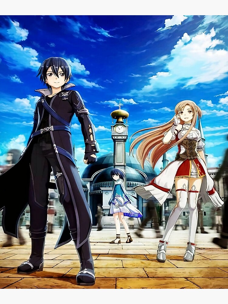 Sword Art Online Anime SAO Cartoon Characters Scroll Painting Home Decor  Anime Poster 