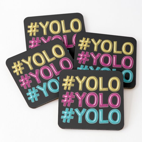 Item preview, #YOLO (Tri-Colour) designed and sold by RanRanDesigns.